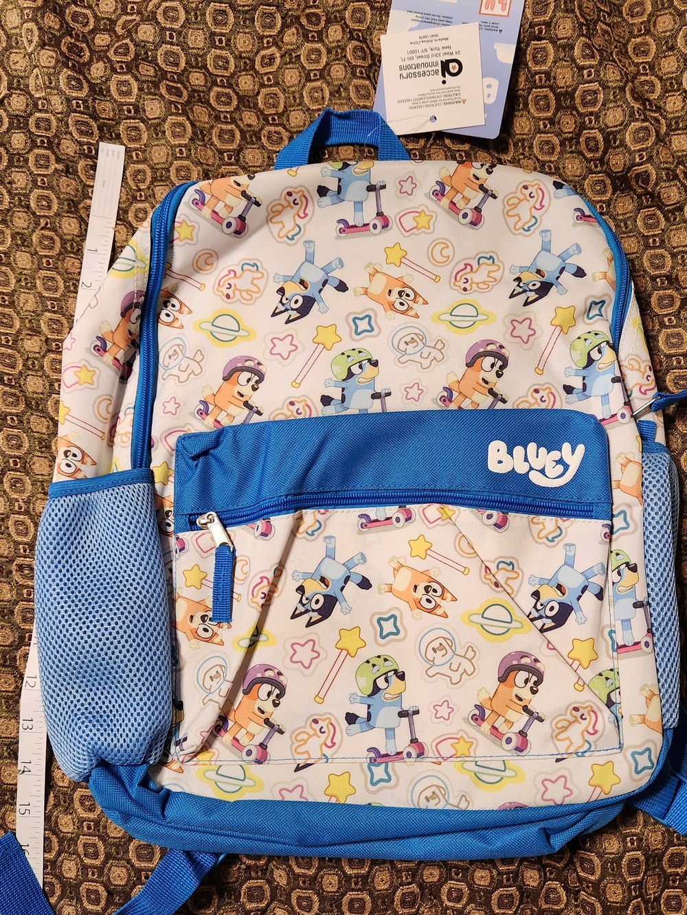 Bluey Kids Backpack in  Blue and Multicolor